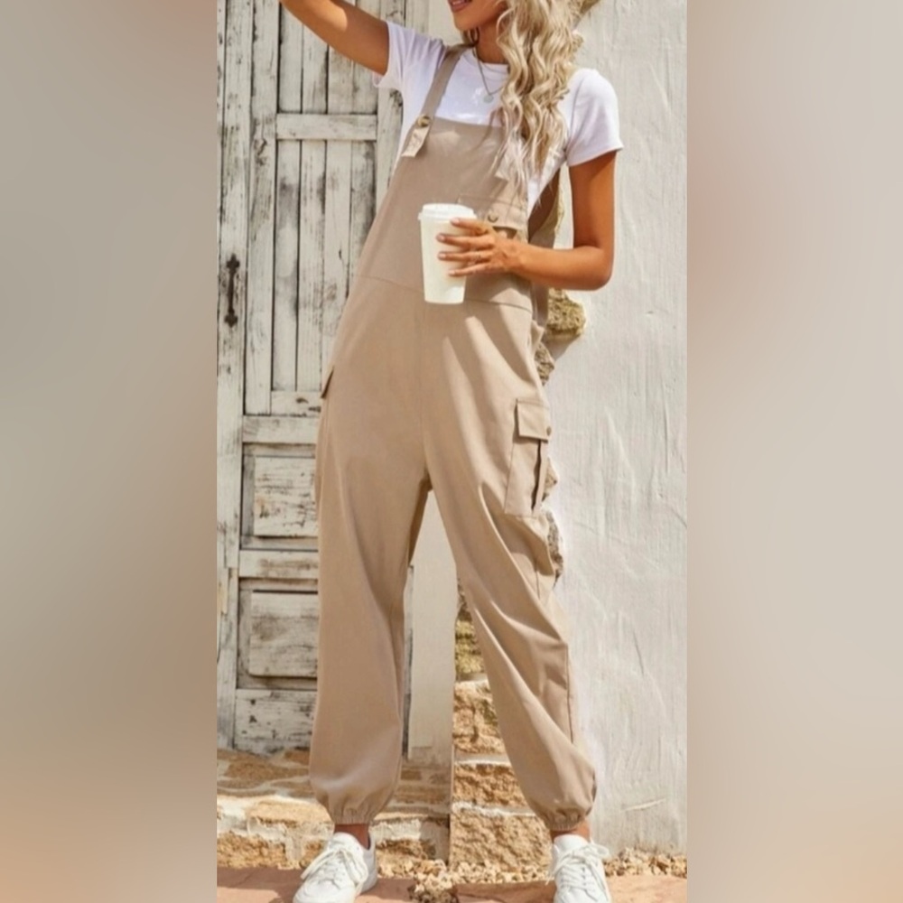 SHEIN Flap Pocket Overalls